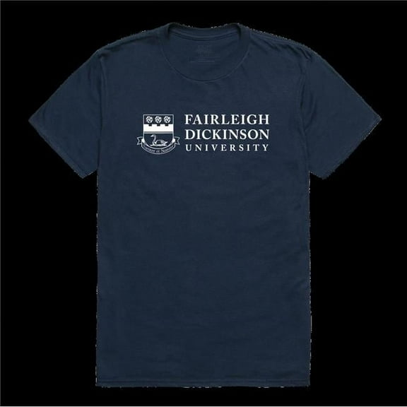 W Republic 516-300-NVY-01 Fairleigh Dickinson Knights Institutional T-Shirt, Navy - Small