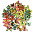 thumbnail image 3 of 50 Uds. Botones Costura Mariposa para Tejer Ropa (28x20x2 5mm), 3 of 9