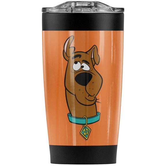 Scooby Doo Confused Stainless Steel Tumbler 20 oz Coffee Travel Mug/Cup, Vacuum Insulated & Double Wall with Leakproof Sliding Lid | Great for Hot Drinks and Cold Beverages