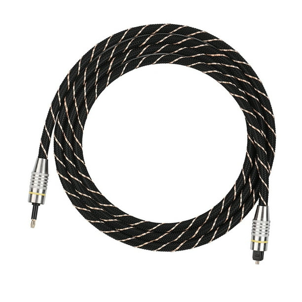 Cable de audio Toslink a Mini Plug 3,5 mm Nikou Negro