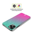 thumbnail image 2 of Head Case Designs Neon Rain Ombre Aqua Pink Hard Back Case Compatible with Apple iPhone 13 Pro, 2 of 7