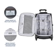 Travelpro Maxlite 5 Softside Expandable Luggage with 4 Spinner Wheels, Lightweight Suitcase, Carry-on 21-Inch, Black