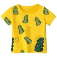 thumbnail image 4 of YUEHUA Girls Short Sleeve T-Shirts Kids Cute Graphic Basic Tees Fashion Summer Crewneck Tops 5-14 Years, 4 of 4