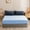 Blue, variant on Staron Gray Mattress Cover Queen Size Bed Premium Elastic Fitted Mattress Protector Cover, Breathable, Stretchable, Machine Washable
