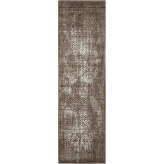Nourison Karma Damask Ash Area Rug
