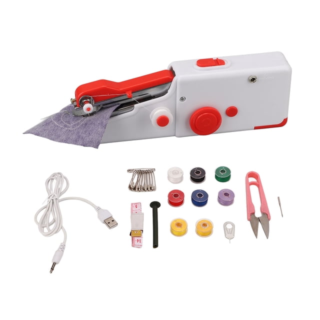 Handheld Sewing Machine Portable,Handheld Sewing Machine Mini Handheld Stitching Machine Hand Sewer Machine Reliable and Durable