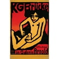 thumbnail image 2 of Ernst Ludwig Kirchner 11x14 Gold Ornate Wood Frame and Double Matted Museum Art Print Titled - Poster for the Exhibition for the Artists’ Group ‘Die Brucke’ at the Arnold Gallery Dresden (1910), 2 of 4