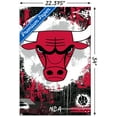 thumbnail image 4 of NBA Chicago Bulls - Maximalist Logo 23 Wall Poster with Pushpins, 22.375" x 34", 4 of 4