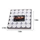 thumbnail image 3 of Fiudx 50 Velas de Té, Cera de Parafina Blanca Sin Aroma, Duración de 4 Horas, Ideales para Bodas, Aniversarios, Emergencias y Ambientes Románticos. Juego de 50 Piezas., 3 of 7