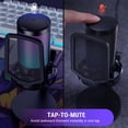 thumbnail image 4 of FIFINE Gaming Microphone for PC Computer PS5 PS4 Laptop, USB Streaming Microphone with RGB, Condenser, Mute Button, Gain Control for Recording-A6NEO, 4 of 11