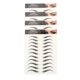 thumbnail image 2 of FELTECHELECTR 4 hojas de pegatinas para cejas postizas, tatuajes temporales para cejas a prueba de agua, 2 of 6