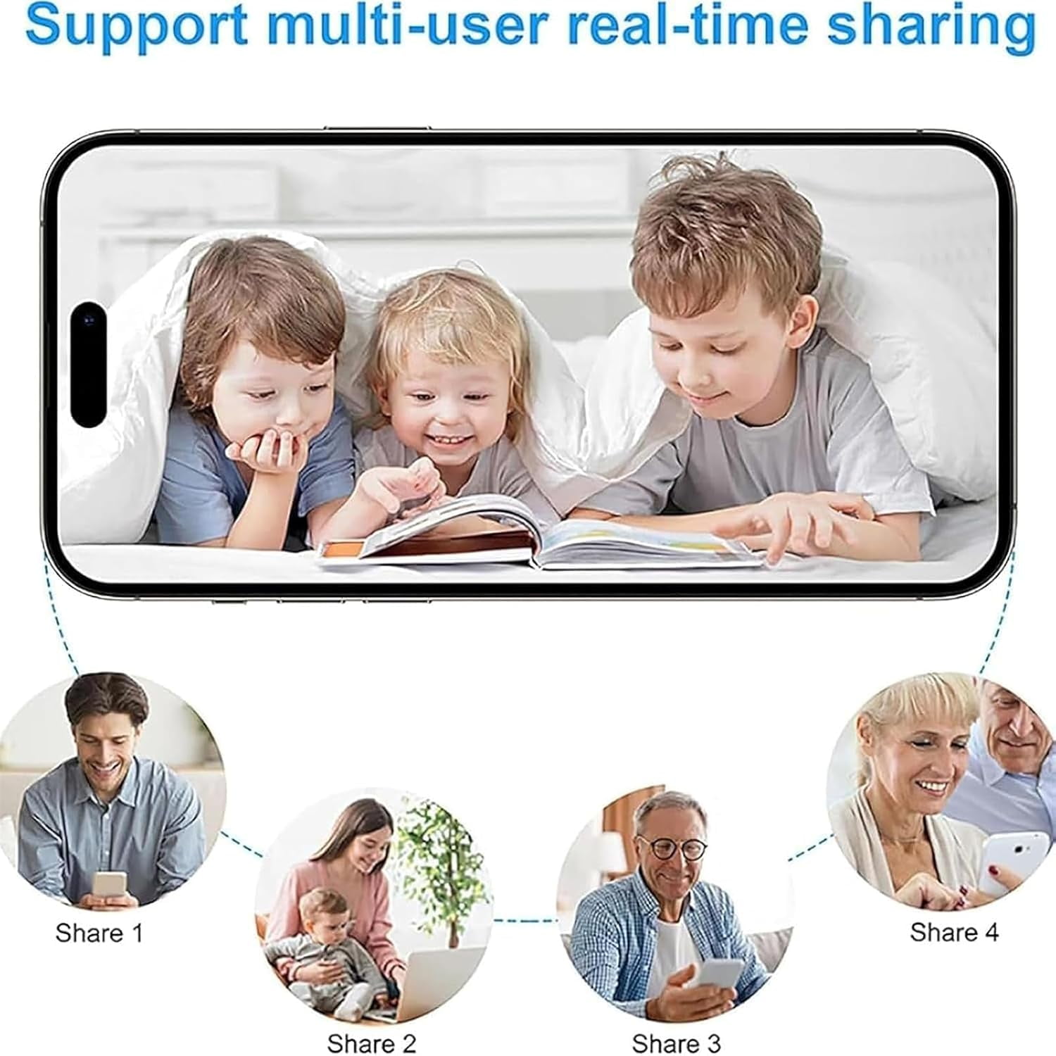 Mini Full HD Security Camera, Small Indoor Outdoor Camera with Remote View, Compatible with Android and iOS, Baby, Pet Monitor, Car Guard