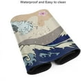 thumbnail image 5 of Japanese Great Wave Red Sun Gaming Mouse Pad XL, Extended Large Full Desk Mousepad 31.5 X 11.8 Inch, Waterproof Big Mouse Pad with Stitched Edge, Non-Slip Long Keyboard Mat for Office & Home, 5 of 6