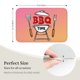thumbnail image 3 of Alfombra de baño antideslizante supersuave con diseño de Bbq Time para baño, cocina, dormitorio, hogar, 15,75 x 23,62 pulgadas, 3 of 6