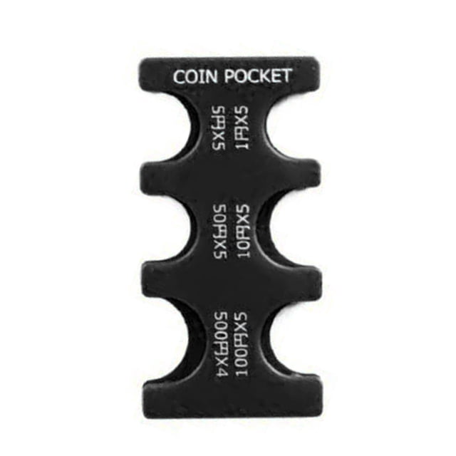 Durable Abs Plastic Coin Case Coin Holder Space-saving Japanese Coin Organizer Bag Compact Portable Coin Sorter Wallet for Outdoor Travel