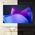 thumbnail image 4 of Wamans 5G Dual Band WiFi Bluetooth 4K Super HD Smart Projector High Brightness Blue Light Eye Protection Support For Android/iOS/PC Wireless Same Screen Sharing Clearance Items, 4 of 9
