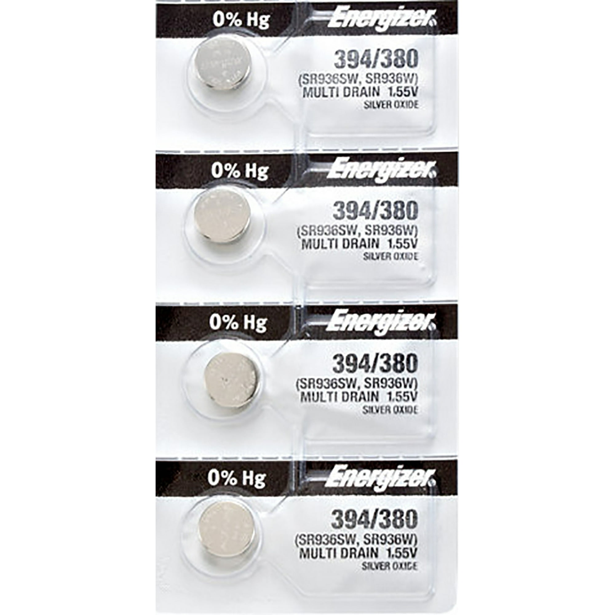 4 x Energizer 394 Watch Batteries, SR936SW or 380 Battery - Walmart.ca