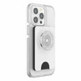 thumbnail image 4 of PopSockets PopWallet+For MagSafe Round with Adapter Ring White/Clear, 4 of 5