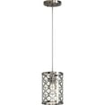 thumbnail image 2 of Volume Lighting  1-Light Indoor Chrome Mini Hanging Cylinder Pendant, 2 of 2