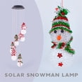 thumbnail image 4 of BKFYDLS Kitchen Tools and Kitchen Decor in Home,Outdoor Courtyard Festival Decoration Colorful Fall Resistant Six Snowman Solar Christmas Light String on Clearance, 4 of 9