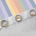 thumbnail image 4 of Feelyou Cute Love Heart Curtains Pack of 2 (42x84 Each) for Kid, Kawaii Cartoon Curtains Blackout, Dreamy Rainbow Stripes Bedroom Curtains, Curtains and Drapes Room Decor, 4 of 6