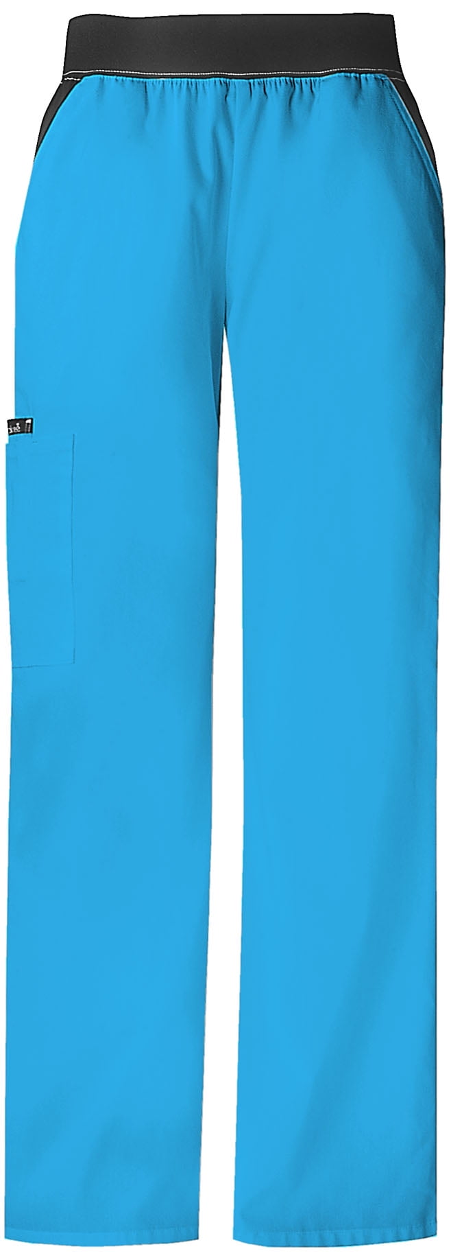 Turquoise Cherokee Scrubs Flexibles Mid Rise Knit Waist Pants 1031 TRQB 