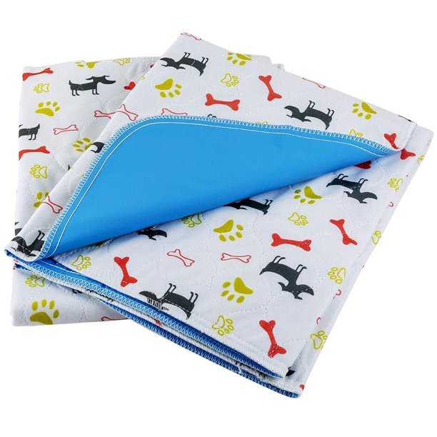 ChewieMac Washable Pee Pads for Dogs, Reusable Training Pet Pads, Whelping Pads, Large 2 Pack