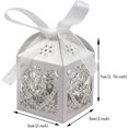 thumbnail image 4 of Paquete de 100 bolsas de caramelos con forma de corazón cortado con láser para bodas Sailing Electrónica, 4 of 5