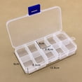 thumbnail image 6 of Soumake Jewelry Organizer Box Transparent Visible Lightweight Easy to Clean Jewelry Storage Box for Girl, 6 of 8