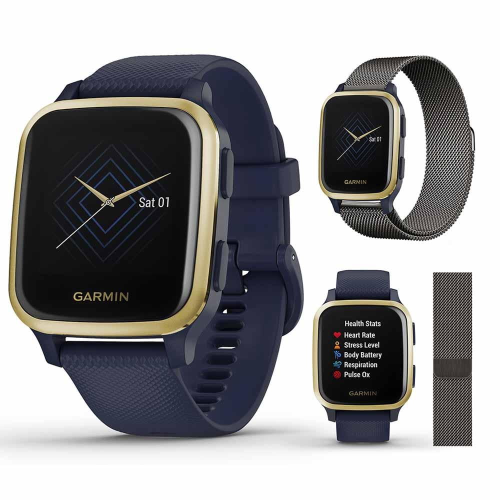 Montre Garmin Venu SQ Music Edition silicone navy