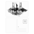 thumbnail image 1 of New York America LandMark Ink City Painting Postcard Set Birthday Mailing Thanks Greeting Card, 1 of 3