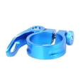 thumbnail image 4 of SWETRACE 1Pack Quick Release Bike Seatpost Clamp Blue for Mountain Bikes, 4 of 8