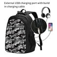 thumbnail image 2 of Daiia Horse Silhouette Pattern USB Charging Backpack for Men and Women, Anti-Theft Backpack,Travel Backpack,School Backpack,College Backpack,Laptop Backpack, 2 of 7