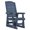 Navy Blue, variant on Innovaze HIPS Patio Glider for One Person with Cup Holders,All-Weather Resistant, Heavy Duty700 LBS ,Gray