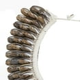 thumbnail image 6 of 12" x 15" Brown Shell Necklace Sculpture with Stand, by DecMode, 6 of 9