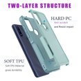 thumbnail image 5 of eBizWare Case for Motorola Moto G Pure, Moto G Power 2022 Rugged Phone Case, Military Grade 2 in1 Hybrid Heavy-Duty Rubber Shockproof Protective Slim TPU Cover (Mintgreen), 5 of 6