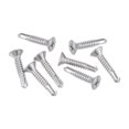 thumbnail image 3 of Uxcell #14 x 1 17/64" 410 Stainless Steel Full Thread Phillips Head Self Drilling Screws 50 Pack, 3 of 5