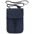 thumbnail image 2 of Taotanxi Travel Neck Wallet With Double Zippers, Rfid Blocking Passport Holder With Adjustable Neck Strap To Keep Cash, Credit Cards And Travel Documents Safe - Dark Blue, 2 of 4