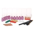 thumbnail image 2 of Labymos 49PCS TIG Welding Torch Stubby Gas Lens #10 Glass Cup Kit for WP-17/18/26, 2 of 8