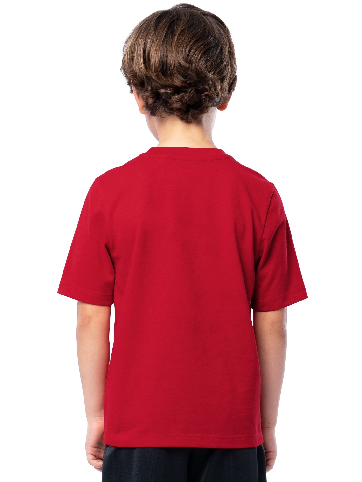 Athletic Works Boys Short Sleeve Graphic T-Shirt, Sizes 4-18 & Husky