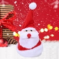 thumbnail image 3 of Sombrero musical de Papá Noel, encantador sombrero eléctrico de Navidad de Papá Noel, decoración ligera, sombrero de Navidad de calidad superior, 3 of 10