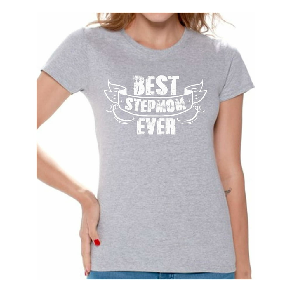 Awkward Styles - Awkward Styles Best Stepmom Ever T Shirts for Women ...