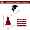 thumbnail image 2 of Unisex Adults Kids Velvet Comfort Santa Hat for Christmas New Year Festive Holiday Party Supplies, 2 of 6