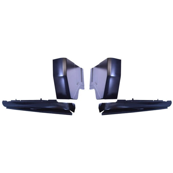 OE Style Rocker Panel & Cab Corner Kit. Fits 72-93 Dodge D Series Pickup Truck, 81-93 Dodge Ram 1500 Pickup Truck, 81-93 Dodge Ram 2500 Pickup Truck, 81-93 Dodge Ram 3500 Pickup Truck