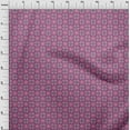 thumbnail image 4 of oneOone Georgette Viscose Pink Fabric Asian Kilim Fabric For Sewing Printed Craft Fabric By The Yard 42 Inch Wide, 4 of 5