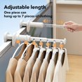 thumbnail image 2 of 2 Pack Portable Mini Travel Drying Rack Clothing – Adjustable Space Saving Clothes Drying Rack with 6 Hangers, Foldable Laundry Drying Rack for Hotel, Balcony, Camping,Suitcase,Door, 2 of 4