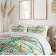 thumbnail image 6 of Ambesonne Dragonfly Duvet Cover Sets, Alchemy Occult Astrology, 2-Queen, White and Multicolor, 6 of 7