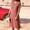 *Watermelon Red, variant on ClodeEU Women's Round Neck Short Sleeve Side Slit Midi Dress,Solid Color Casual Summer Dress a-Army Green,Women's Plus L