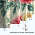 thumbnail image 6 of Pioneer Flower Floral Print Pattern Shower Curtain 36"x72" ,Bathroom Decorative Shower Curtains Set with 12 Hooks,Modern Waterproof Washable Shower Curtain, 6 of 6