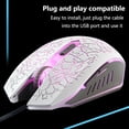 thumbnail image 4 of Souris Filaire avec Rétroéclairage RGB, Souris Optique USB pour Ordinateur avec 4 DPI Réglables, Souris Ergonomique pour Gamer Ordinateur Portable PC Blanche, 4 of 9